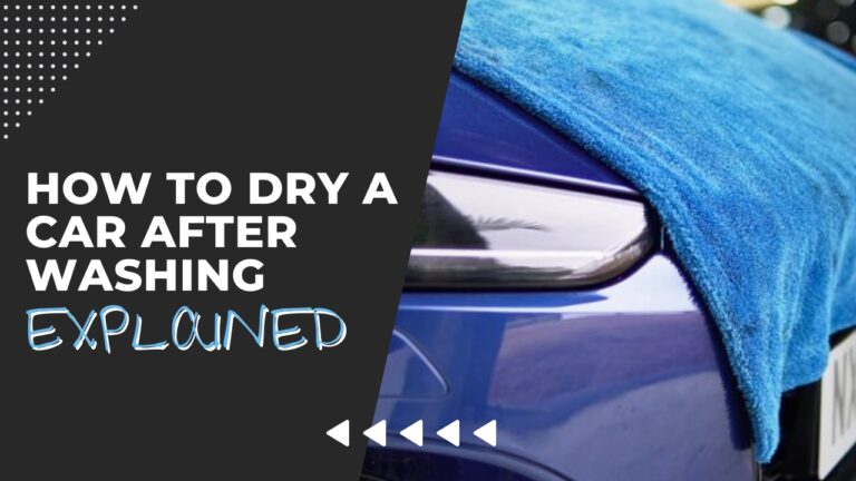 best way to dry car seats after washing